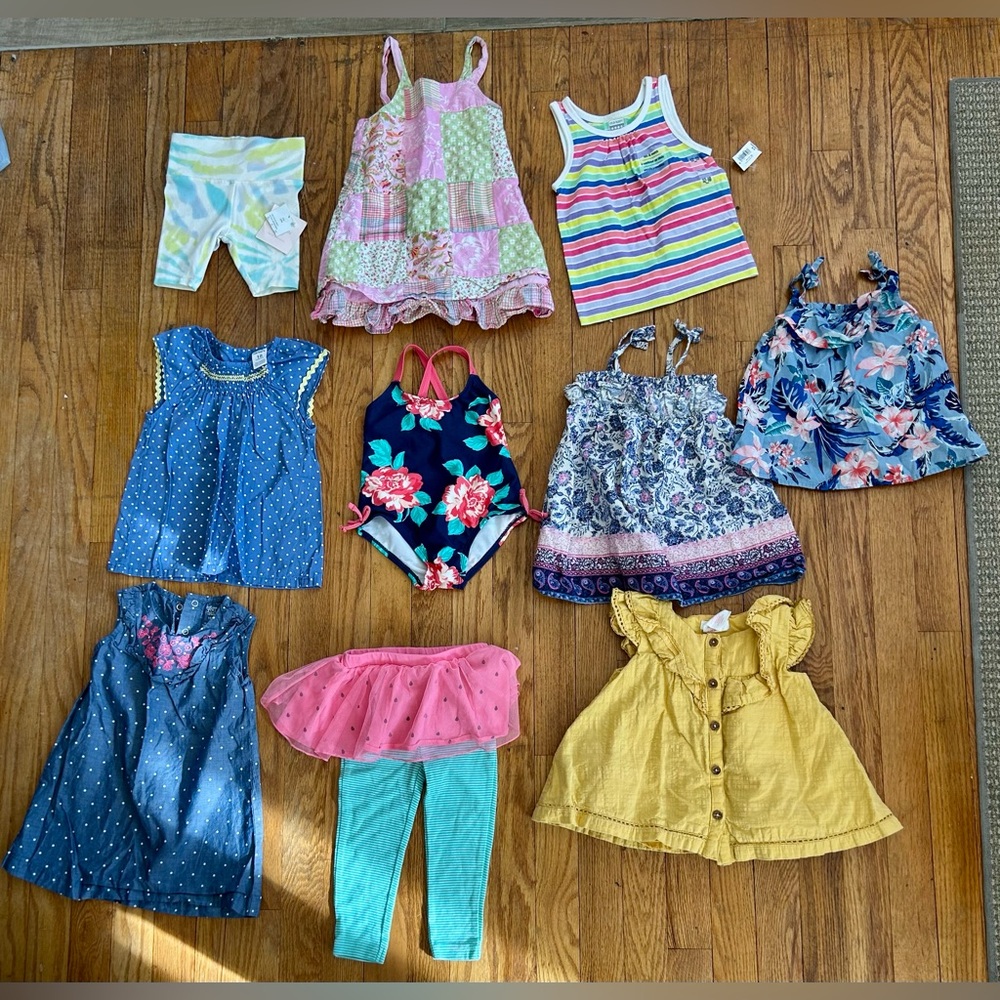Girls infant clothing lot size 12-18 months
